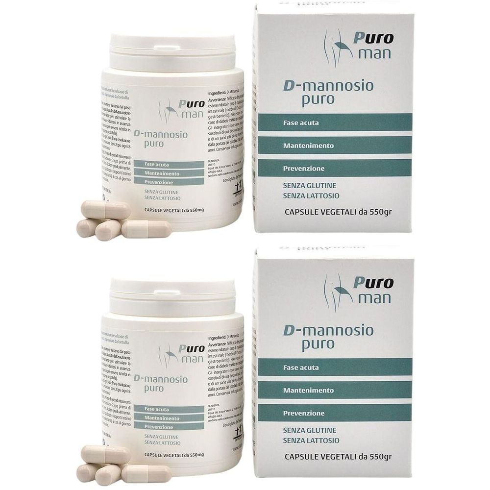 Puroman D-Mannosio 80 Capsule Set da 2