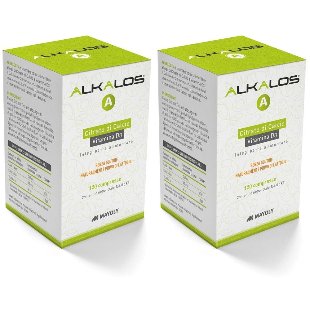 Alkalos A® Compresse Integratore Alimentare Set da 2