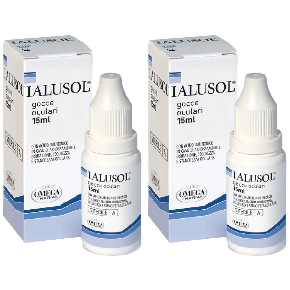Ialusol® Gocce oculari Set da 2