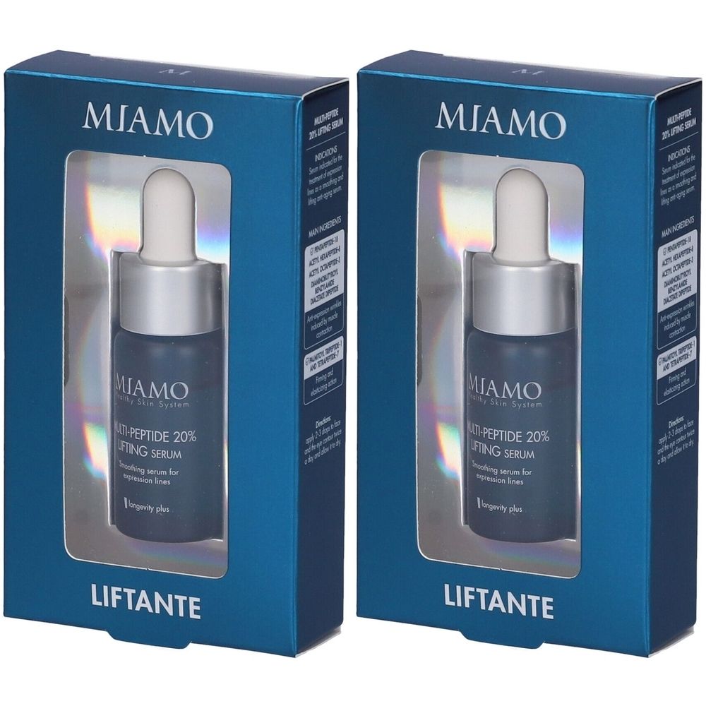 Miamo Multi-Peptide 20% Lifting Siero Set da 2