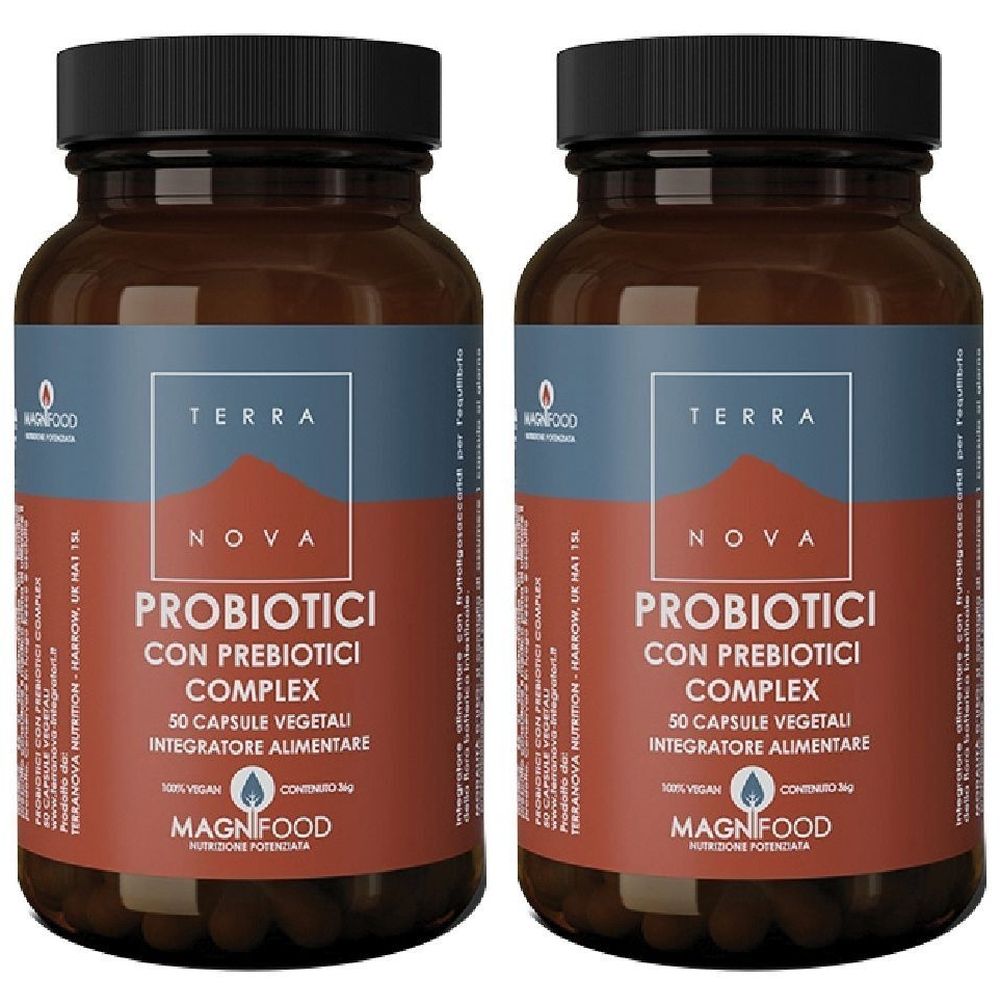 Terranova Probiotici Con Prebiotici Complex Capsule Set da 2
