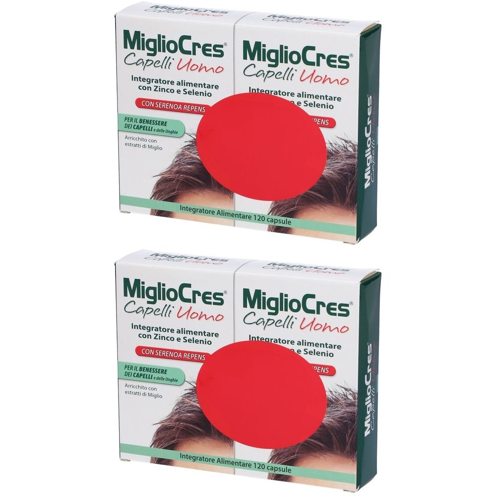MiglioCres Capelli Uomo Set da 2 Set da 2