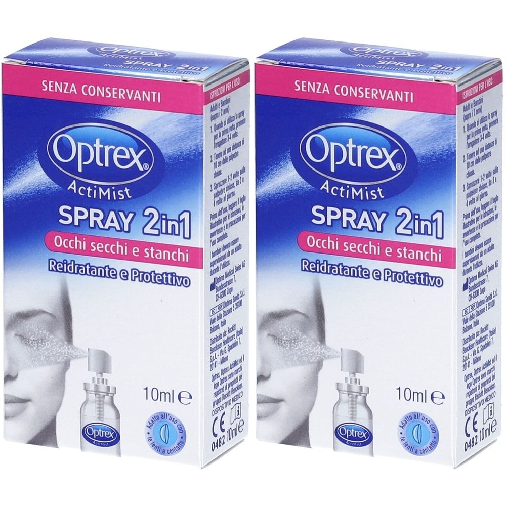 Optrex Actimist Per Occhi Secchi E Stanchi Set da 2