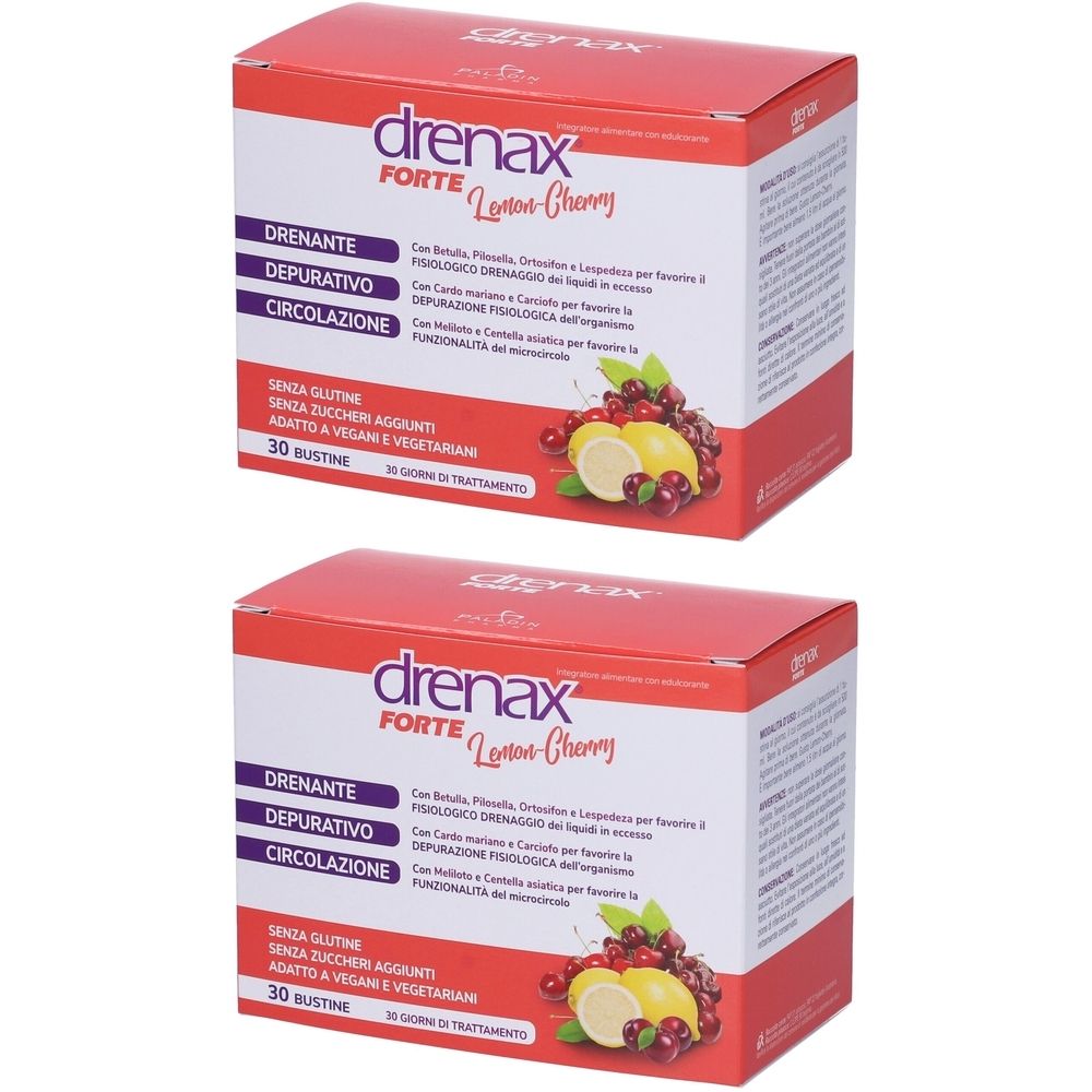 Drenax Forte Lemon Cherry Bustine Set da 2