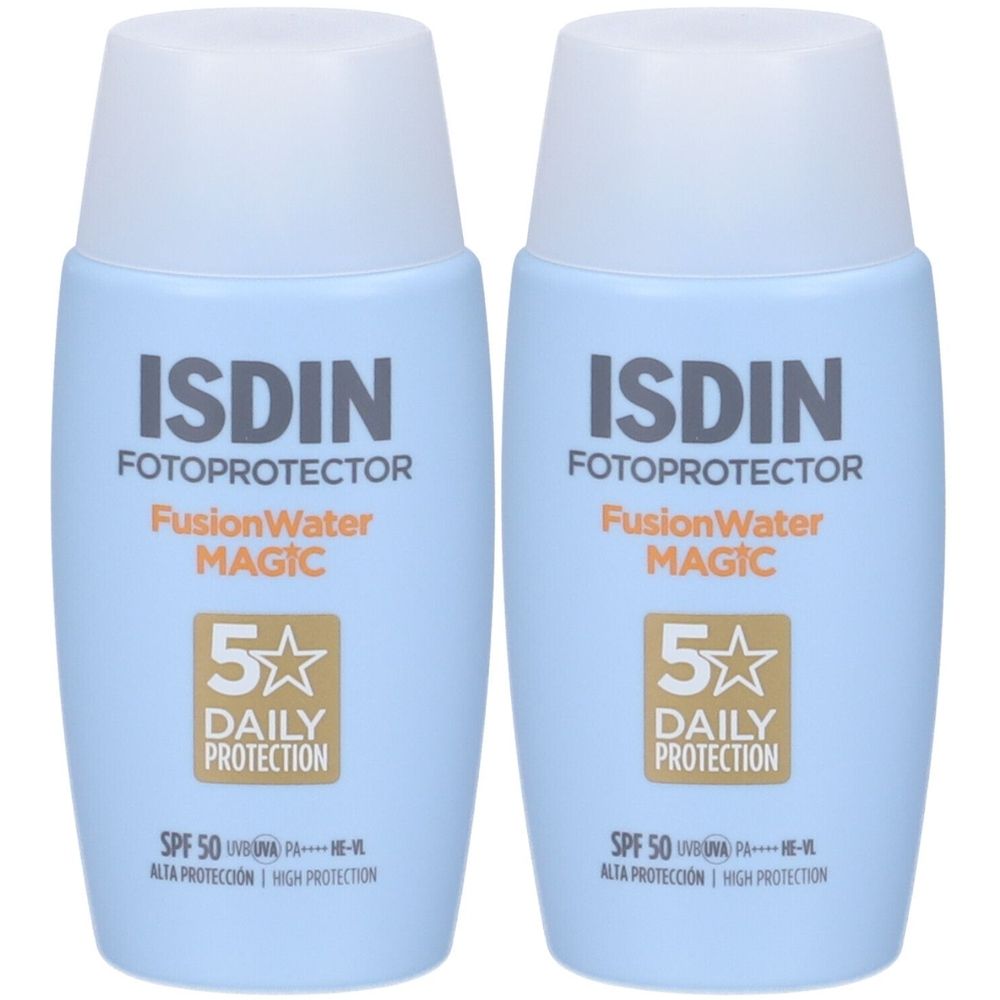 ISDIN Fotoprotector Fusion Water Magic Fluido SPF 50 Set da 2