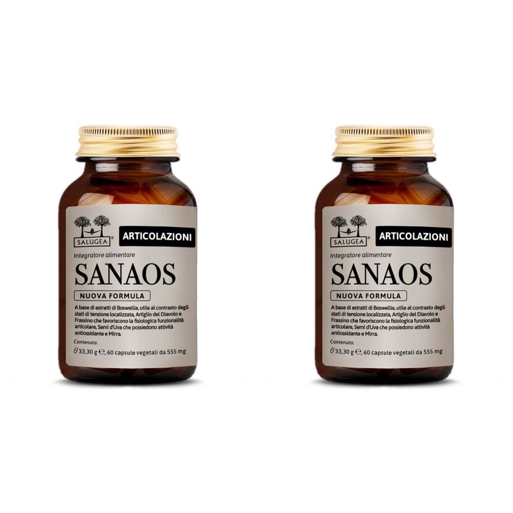 Sanaos Nuova Formula Salugea - Ossa e Articolazioni - capsule Set da 2