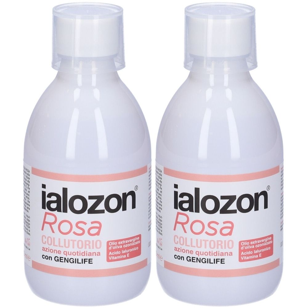Ialozon Rosa Collutorio 300Ml Set da 2