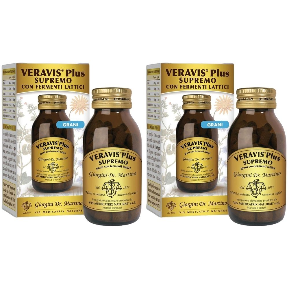 Veravis Plus Supremo Grani Con Fermenti Lattici 90 G Set da 2