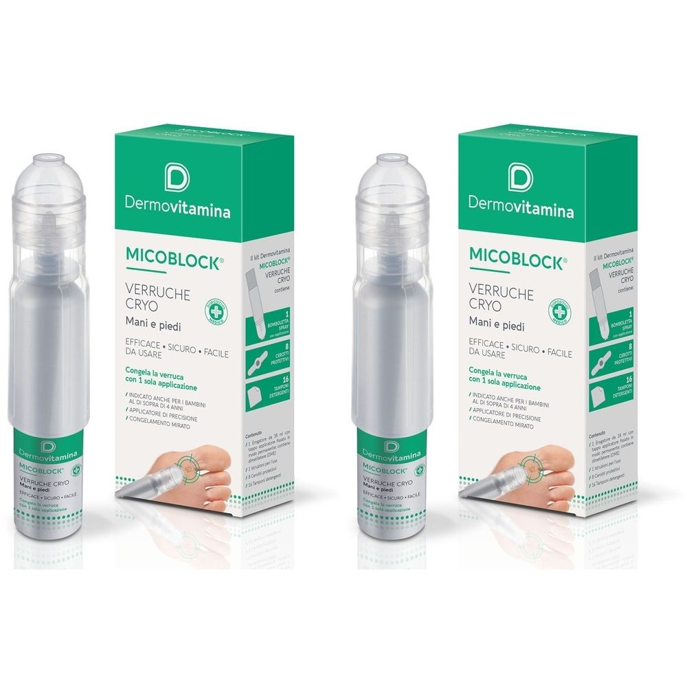 Dermovitamina Microblock® Verruche Cryo Set da 2