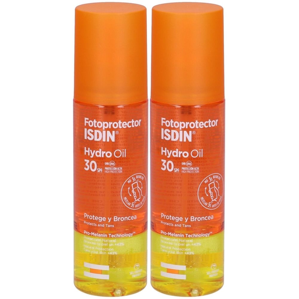 ISDIN Fotoprotector Hydrooil SPF30 200ml Set da 2