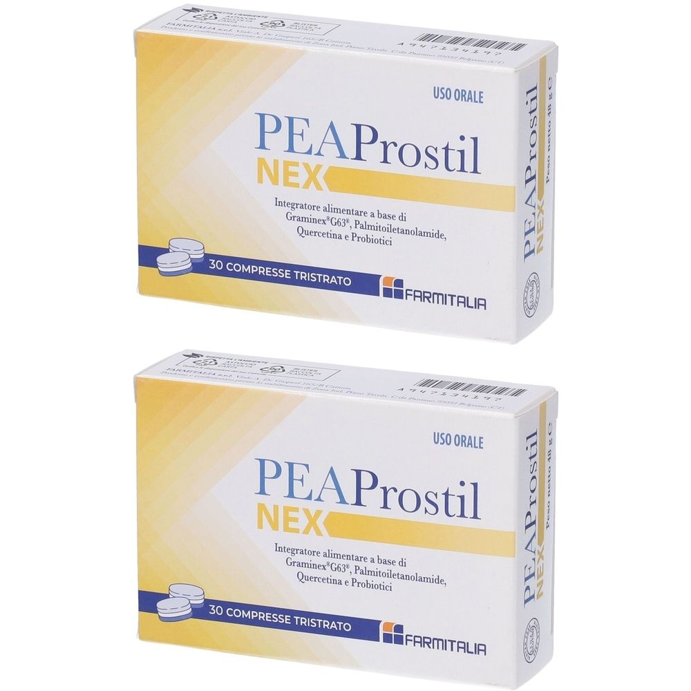 Peaprostil Nex 30 Compresse Tristrato Set da 2