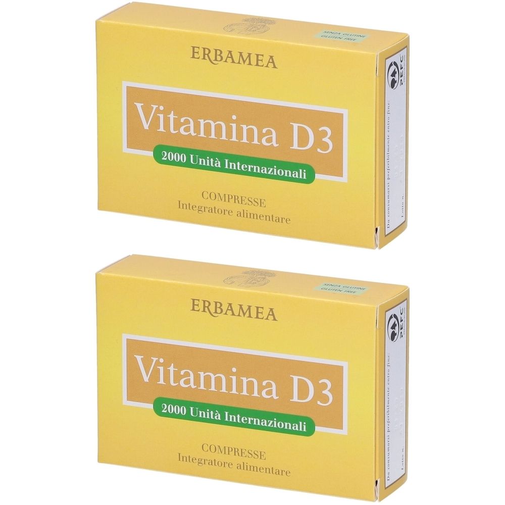Erbamea Vitamina D3 Compresse Set da 2