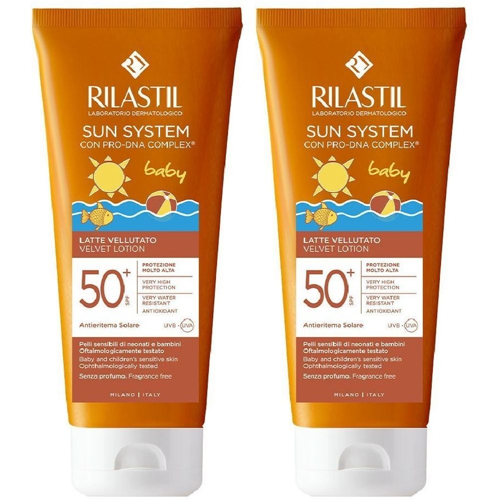 Rilastil Sun System Baby Latte Vellutato Spf 50+ Set da 2