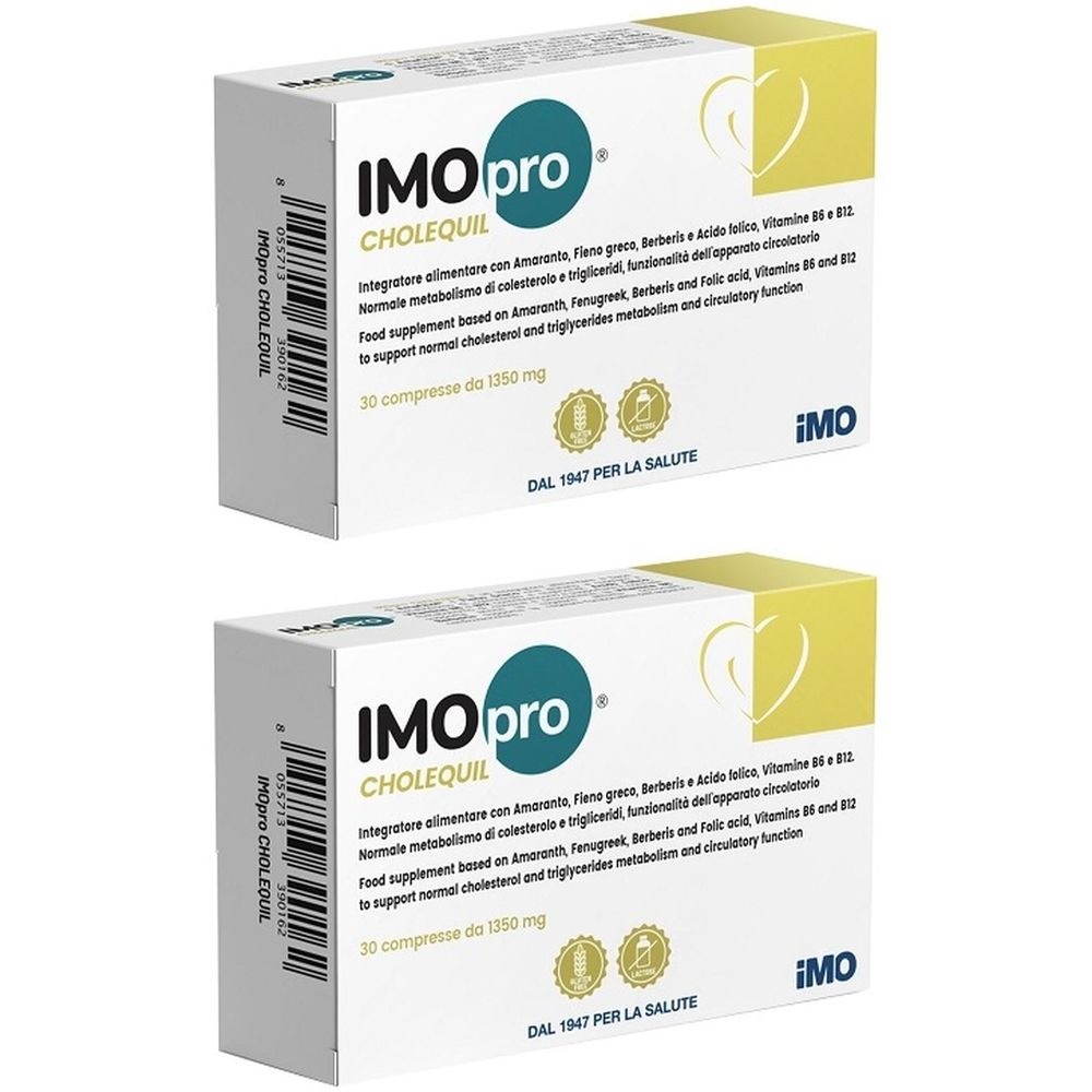 Imopro Cholequil 30 Compresse 1,35 G Set da 2