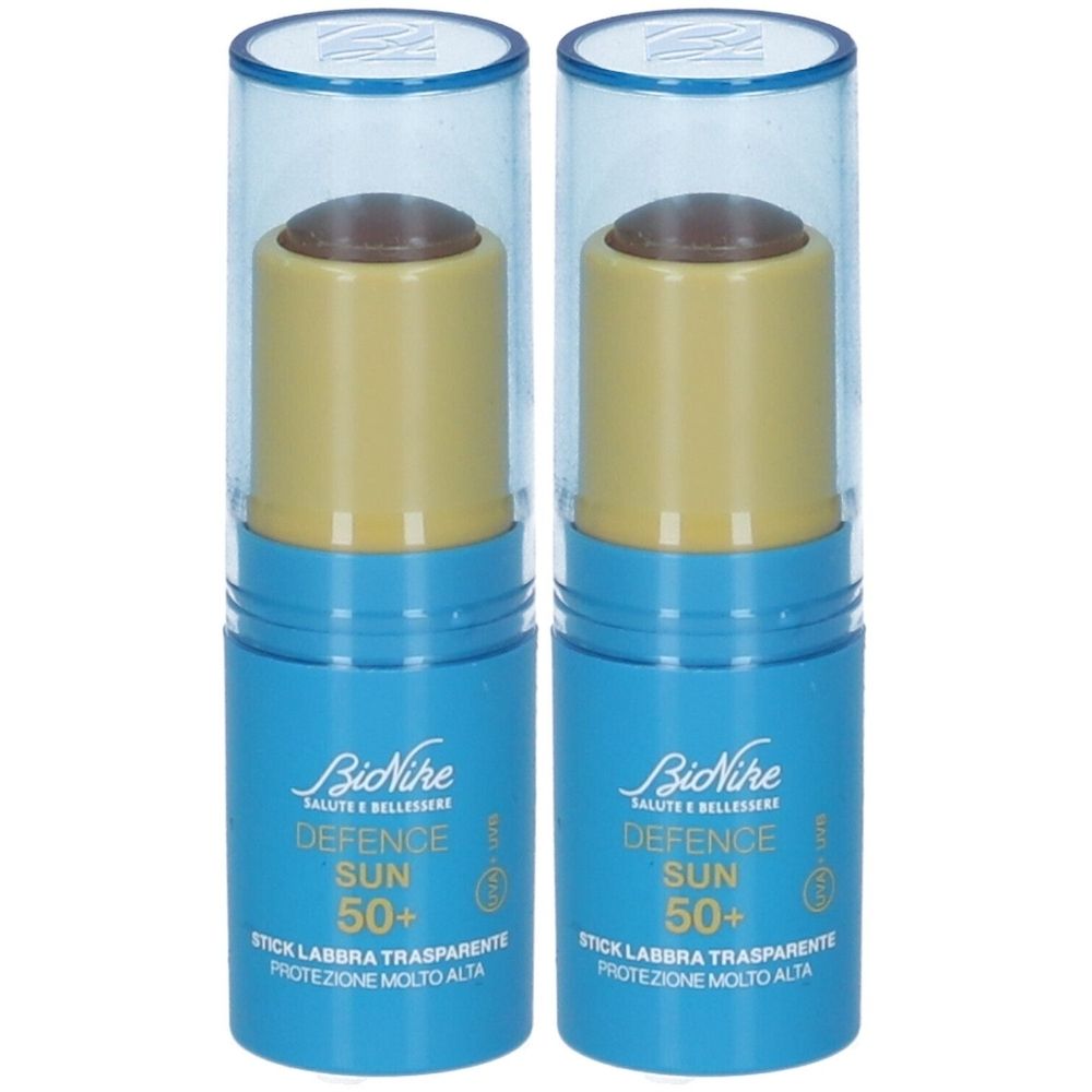 BioNike Defence Sun Stick Labbra Trasparente SPF 50+ Set da 2