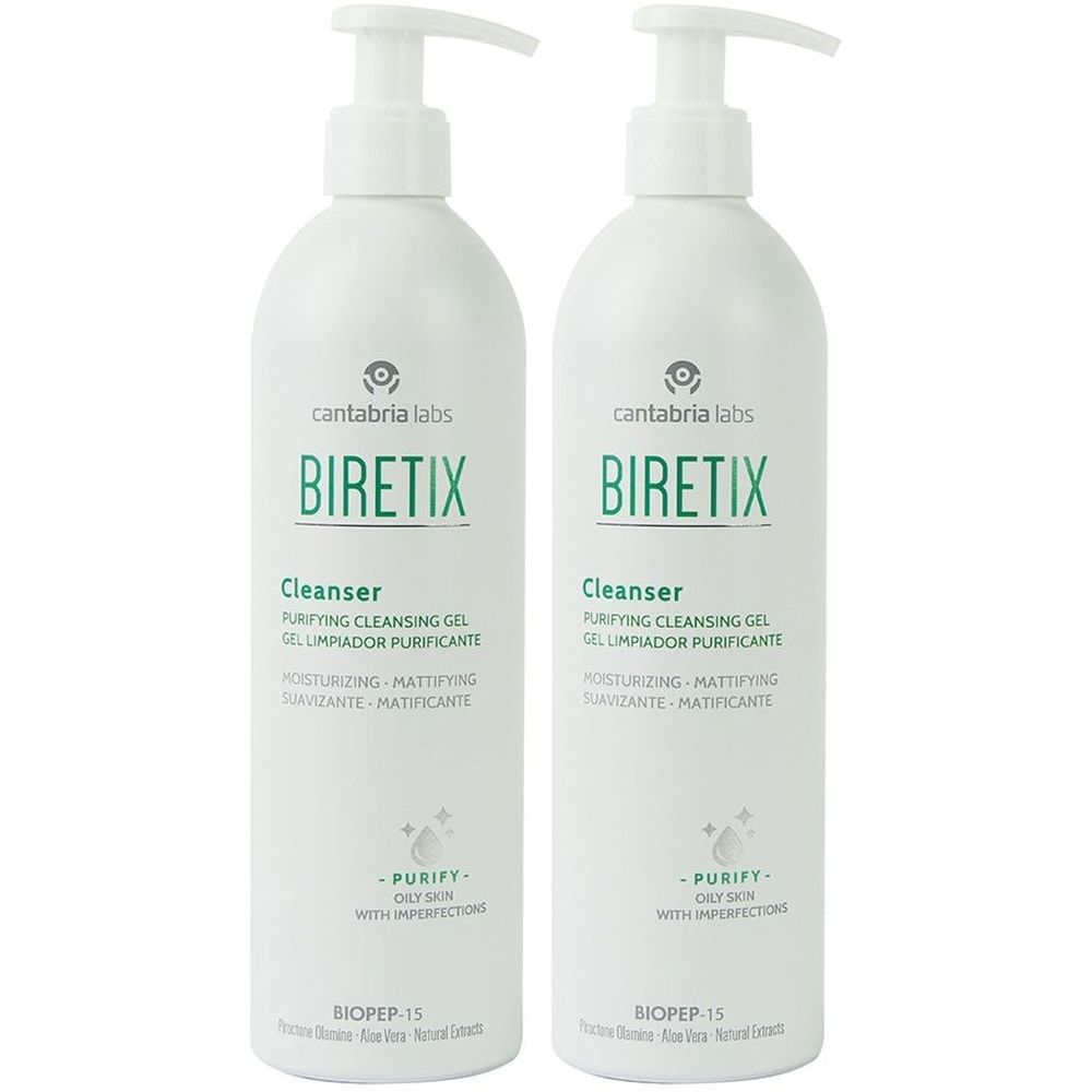 Biretix Cleanser Detergente Purificante Set da 2