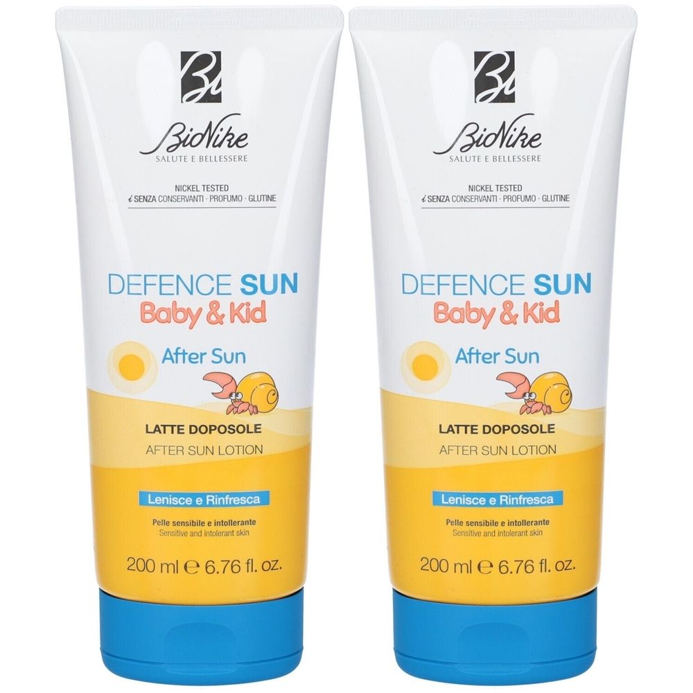 Defence Sun Baby&Kid Fluido Doposole Idratante Set da 2