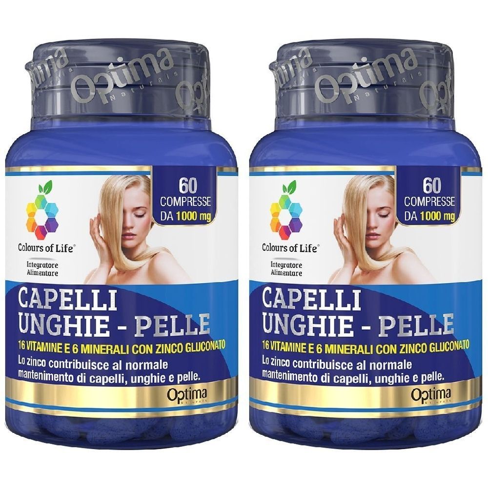 Colours of Life® Capelli Unghie e Pelle Set da 2