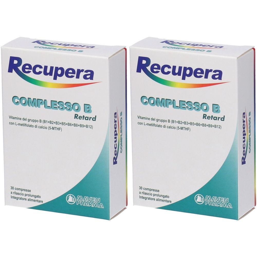 Recupera Complesso B Retard 30 Compresse Set da 2