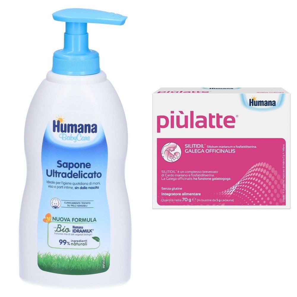 Humana BabyCare Sapone Ultradelicato + Humana Piùlatte®