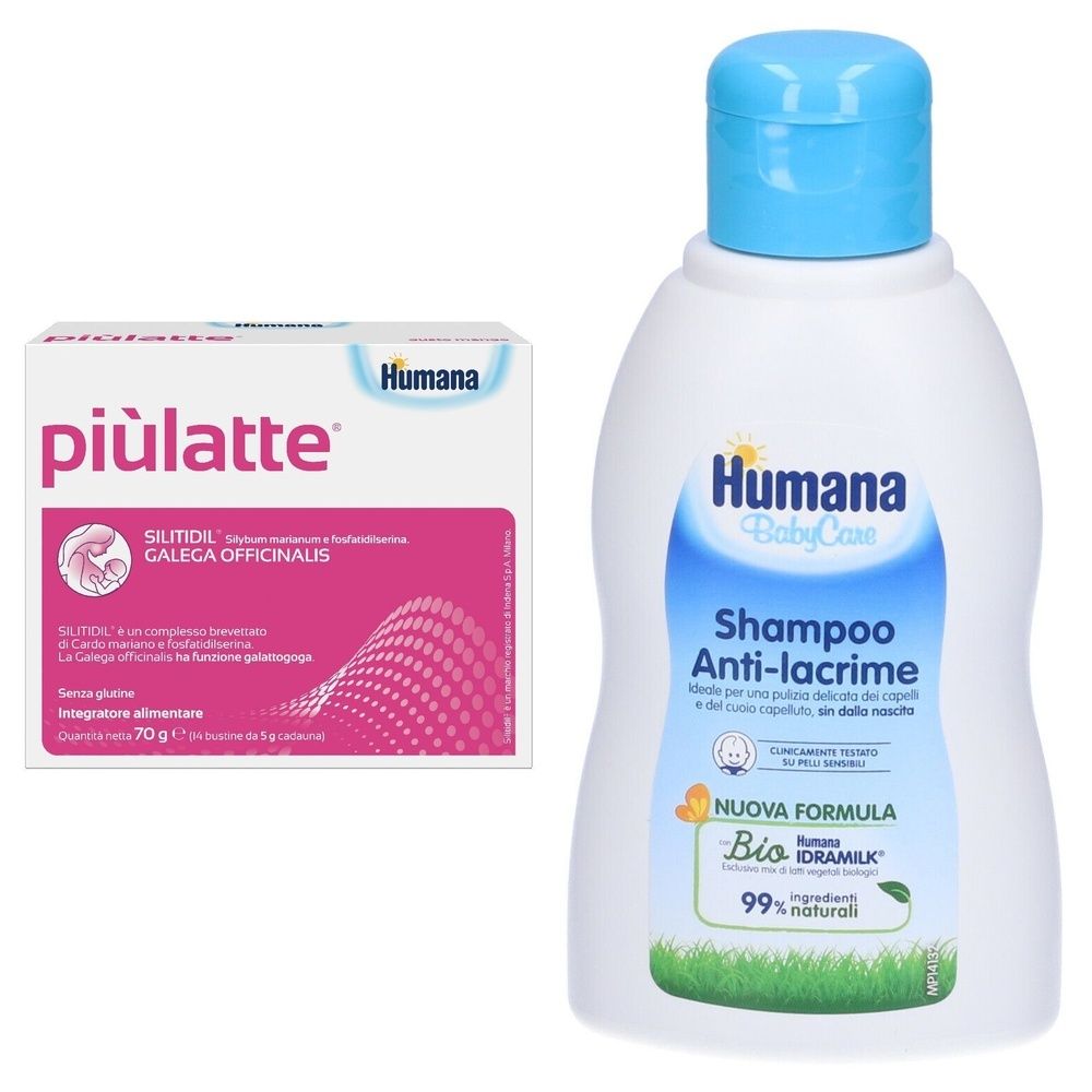 Humana BabyCare Shampoo Anti-lacrime + Humana Piùlatte®
