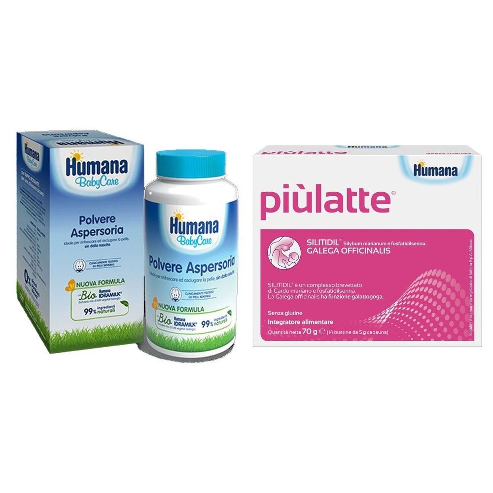 Humana Babycare Polvere Aspersoria + Humana Piùlatte®