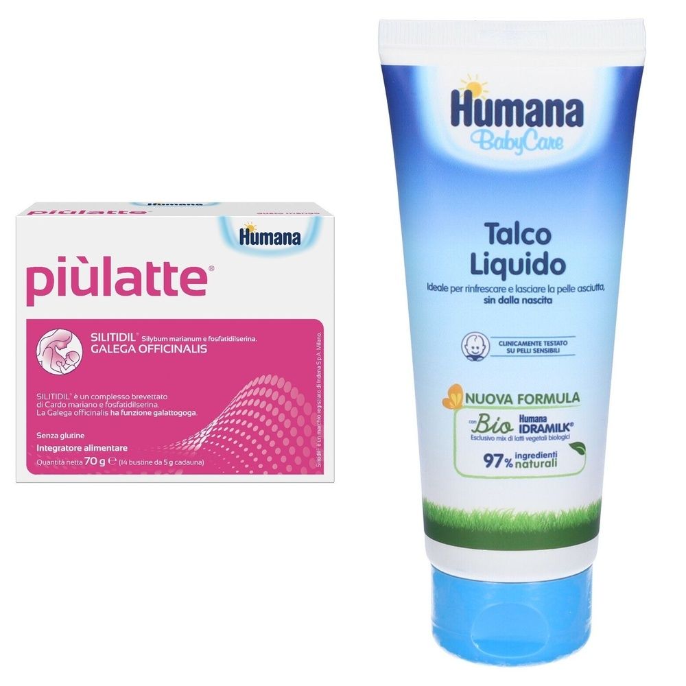 Humana BabyCare Talco Liquido + Humana Piùlatte®