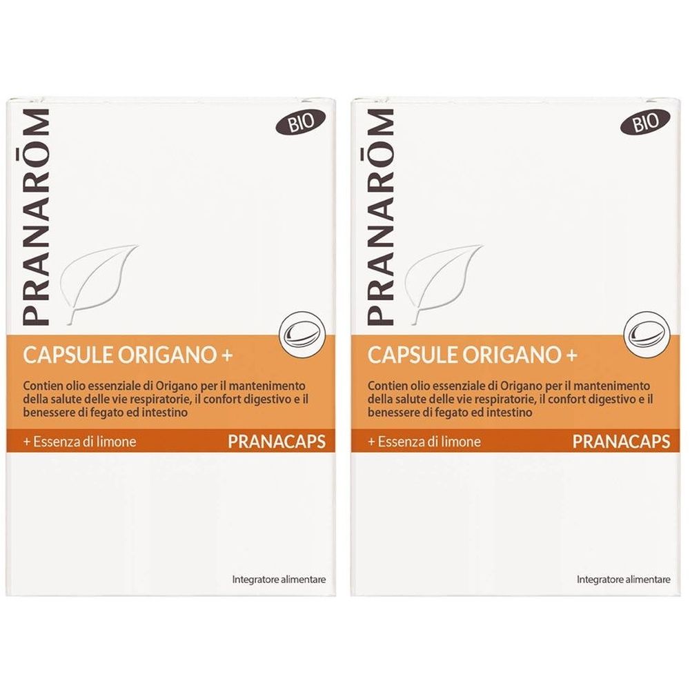 Pranarom Pranacaps Capsule Origano + Integratore Alimentare 