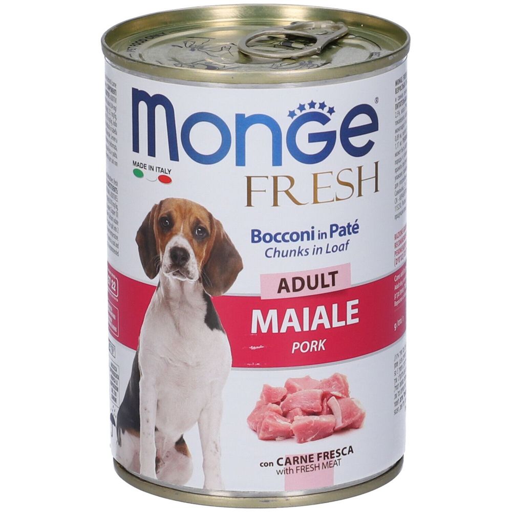 Monge Fresh Bocconi in Paté Maiale Cani Adulti 