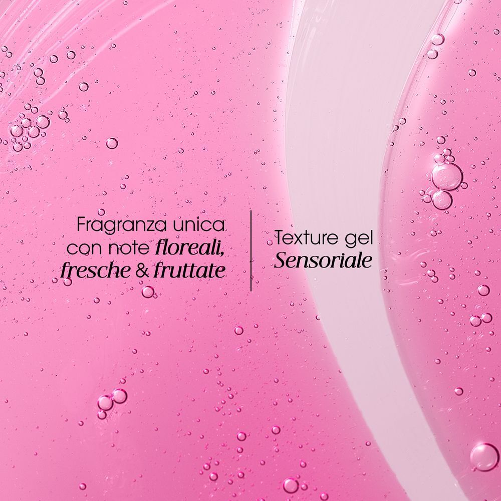 Texture shampoo Klorane: Fragranza unica con note floreali, fresche e fruttate.