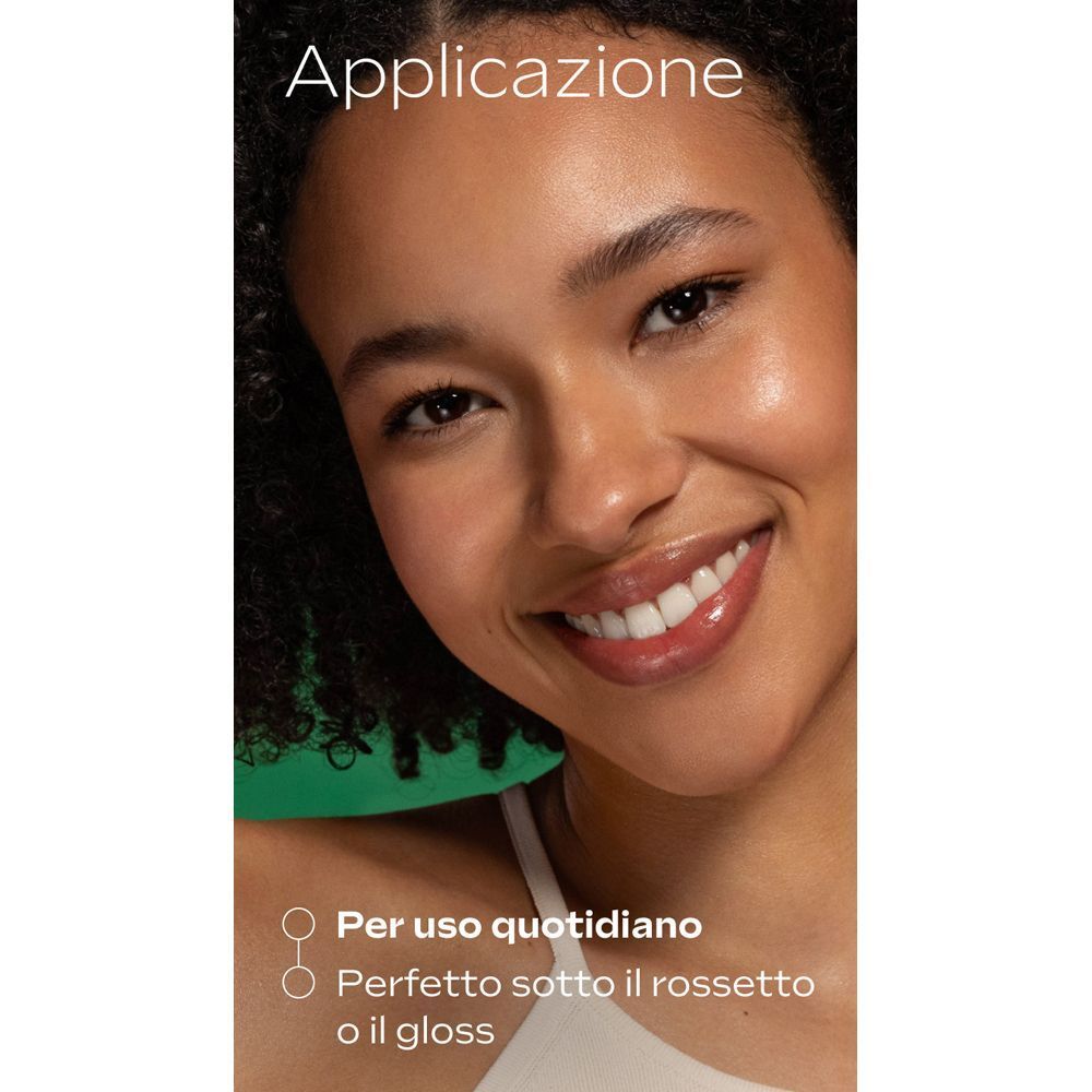 Indicazioni d'uso del balsamo labbra: per uso quotidiano, perfetto sotto il rossetto.