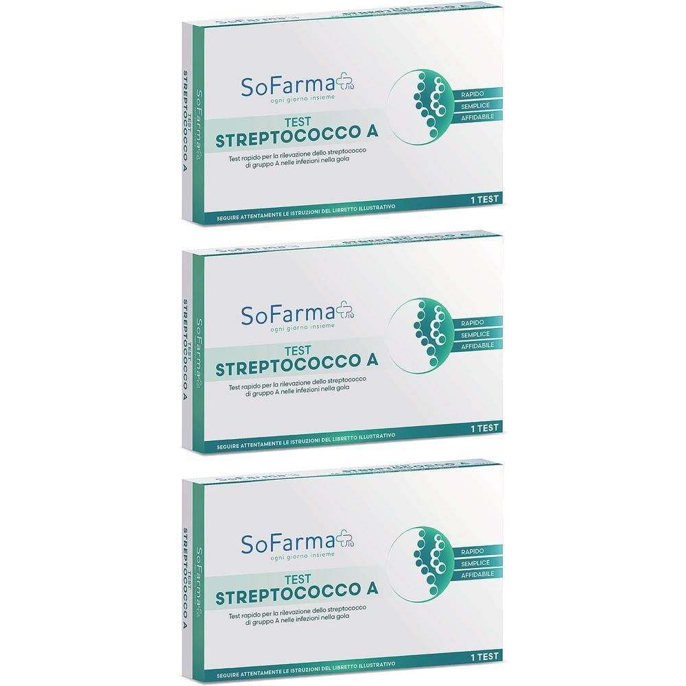 Sofarmapiu' Test Rapido Autodiagnostico Streptococco A