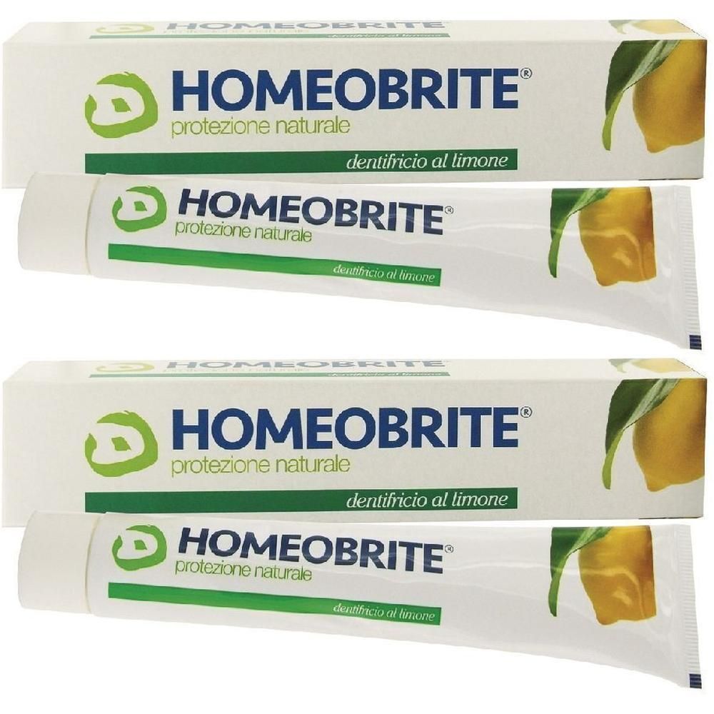 Homeobrite Protezione Naturale Dentifricio Al Limone