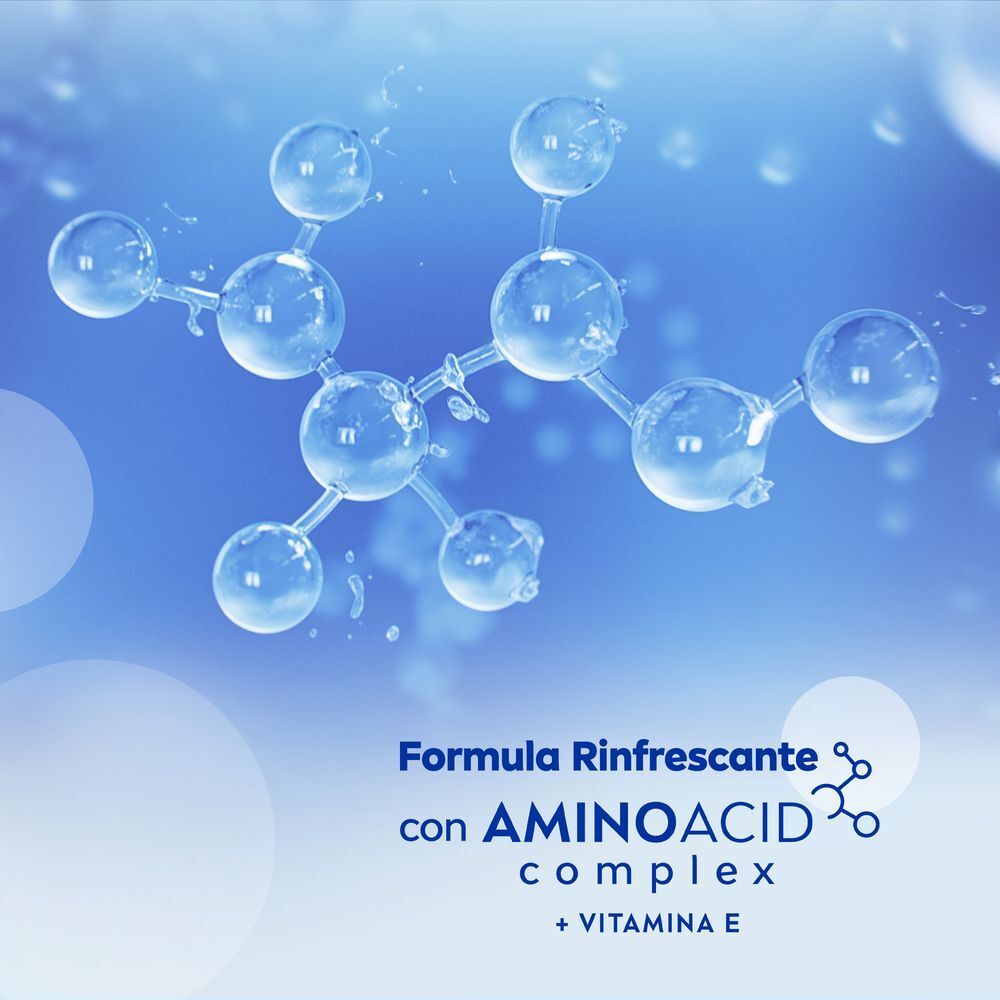 Struttura molecolare dell'Aminoacid Complex e Vitamina E in Nivea Acqua Micellare Rinfrescante.