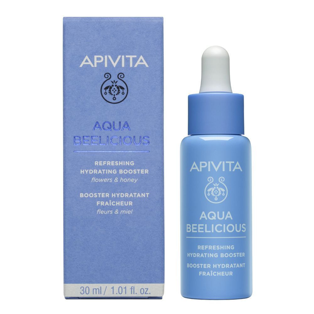 Apivita Aqua Beelicious Booster con contagocce e scatola, 30 ml.