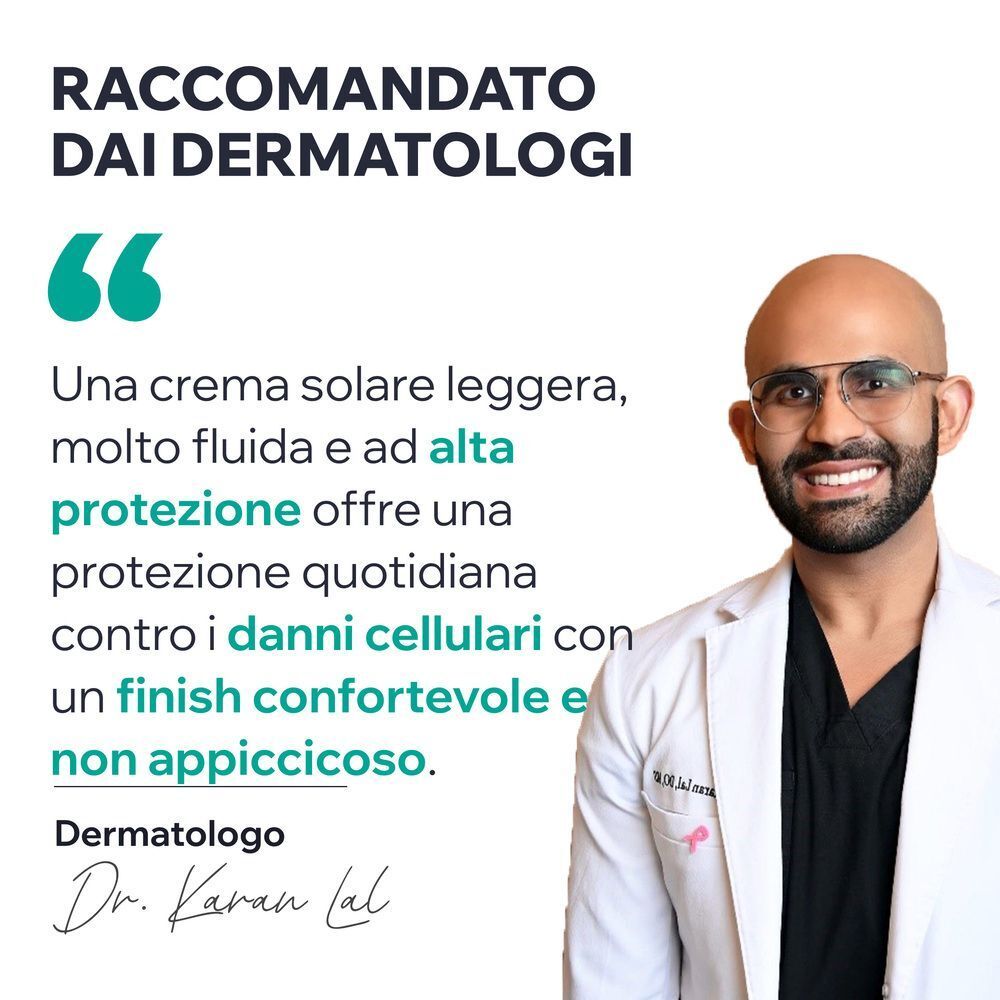 Dermatologo raccomanda URIAGE HYSEAC 3-REGUL+ protezione solare.