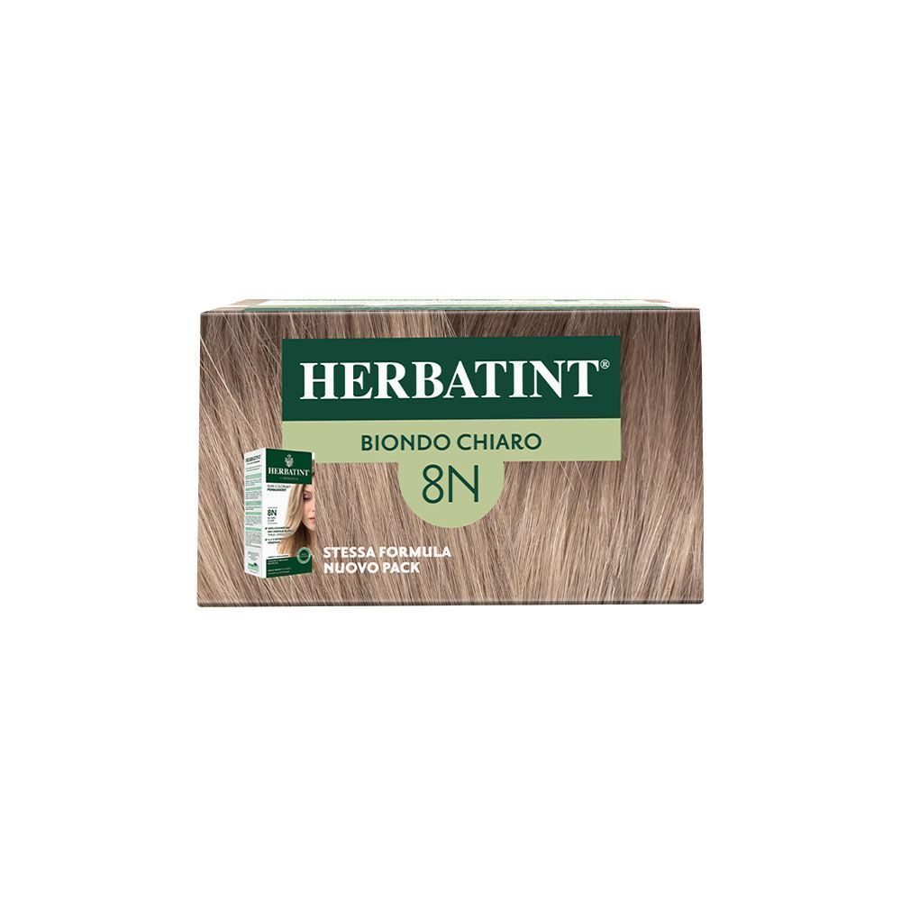 Herbatint tinta permanente 8N Biondo Chiaro, nuovo pack.