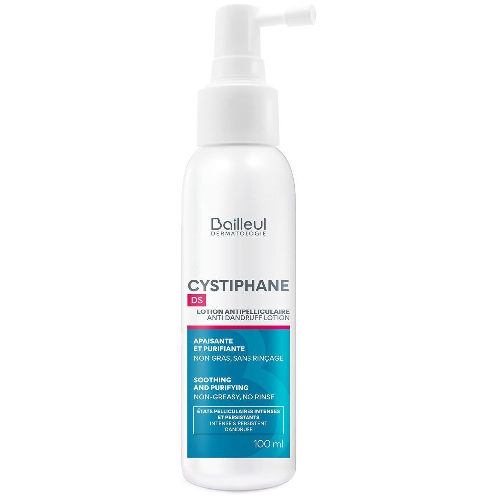 Bailleul Dermatologie Cystiphane DS Lozione Antiforfora con applicatore, 100 ml.