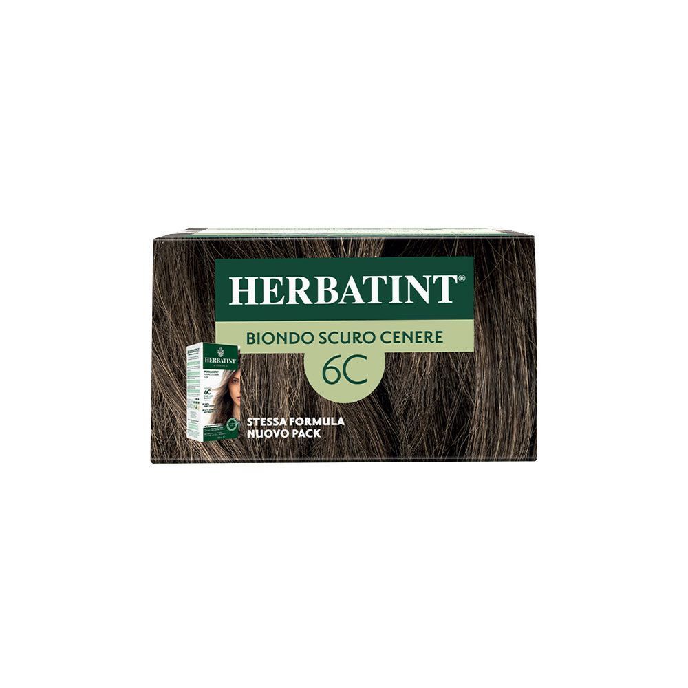 Herbatint Gel Colorante Permanente 6C Biondo Scuro Cenere, nuovo pack.