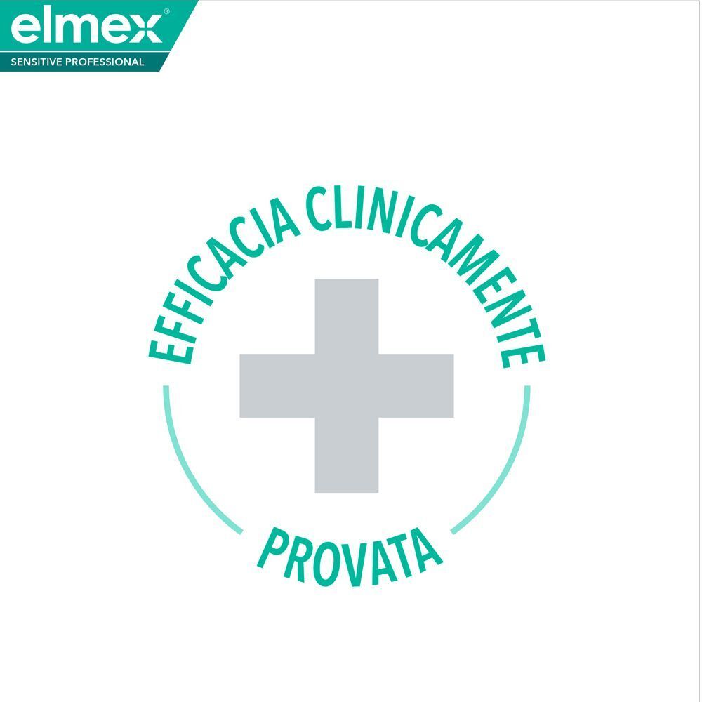 Un cerchio con una croce e testo che indica efficacia clinicamente provata.