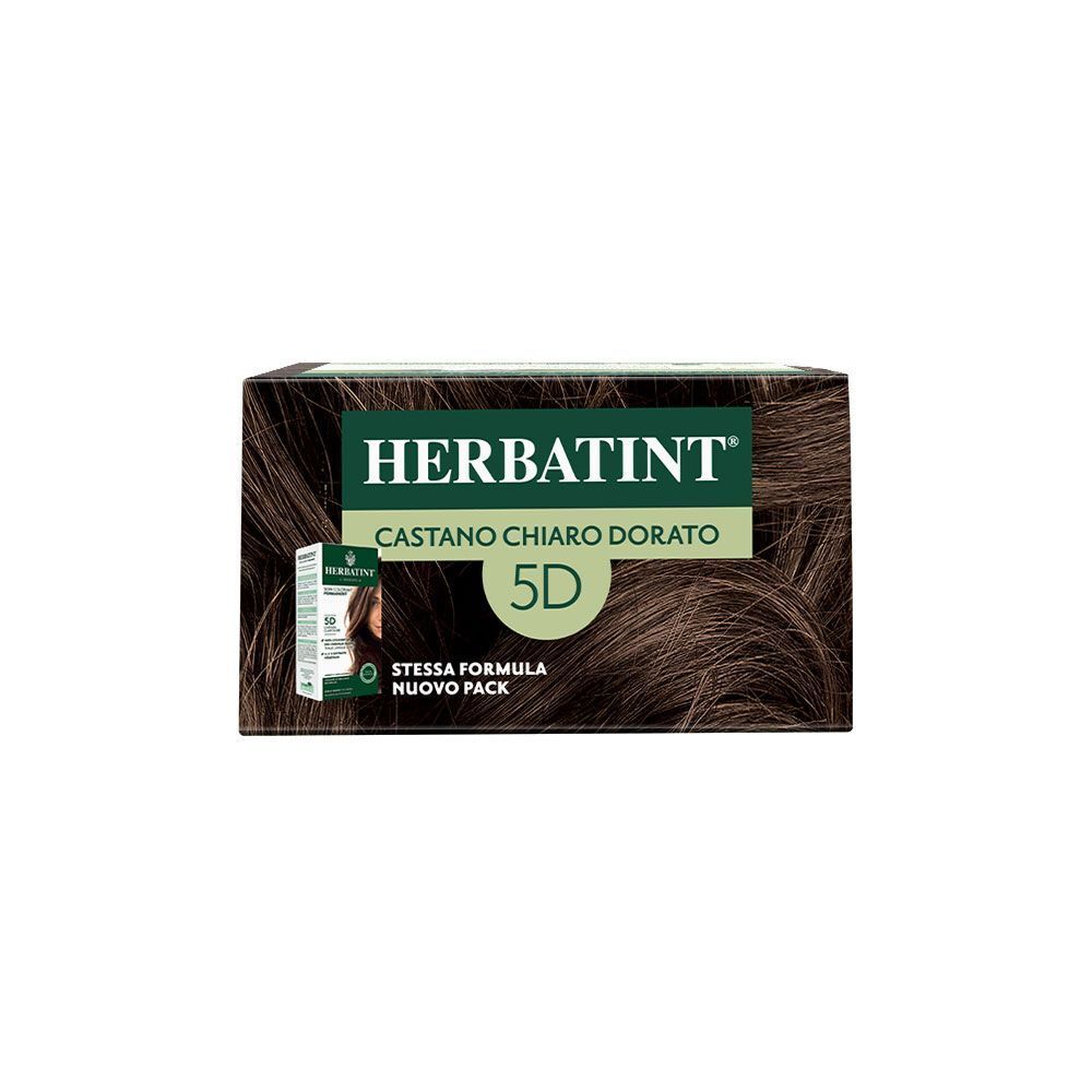 Herbatint Gel Colorante Permanente 5D Castano Chiaro Dorato, nuovo pack.