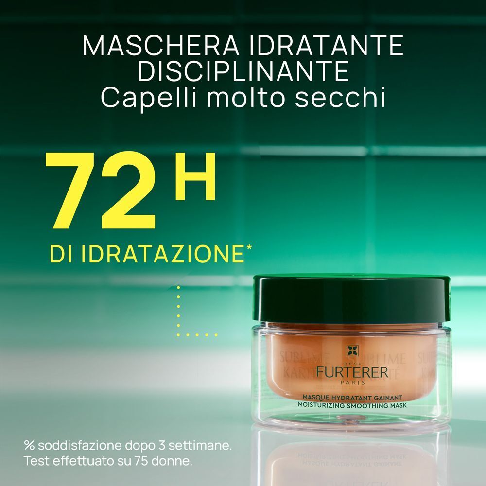 Maschera René Furterer per 72h di idratazione per capelli molto secchi.