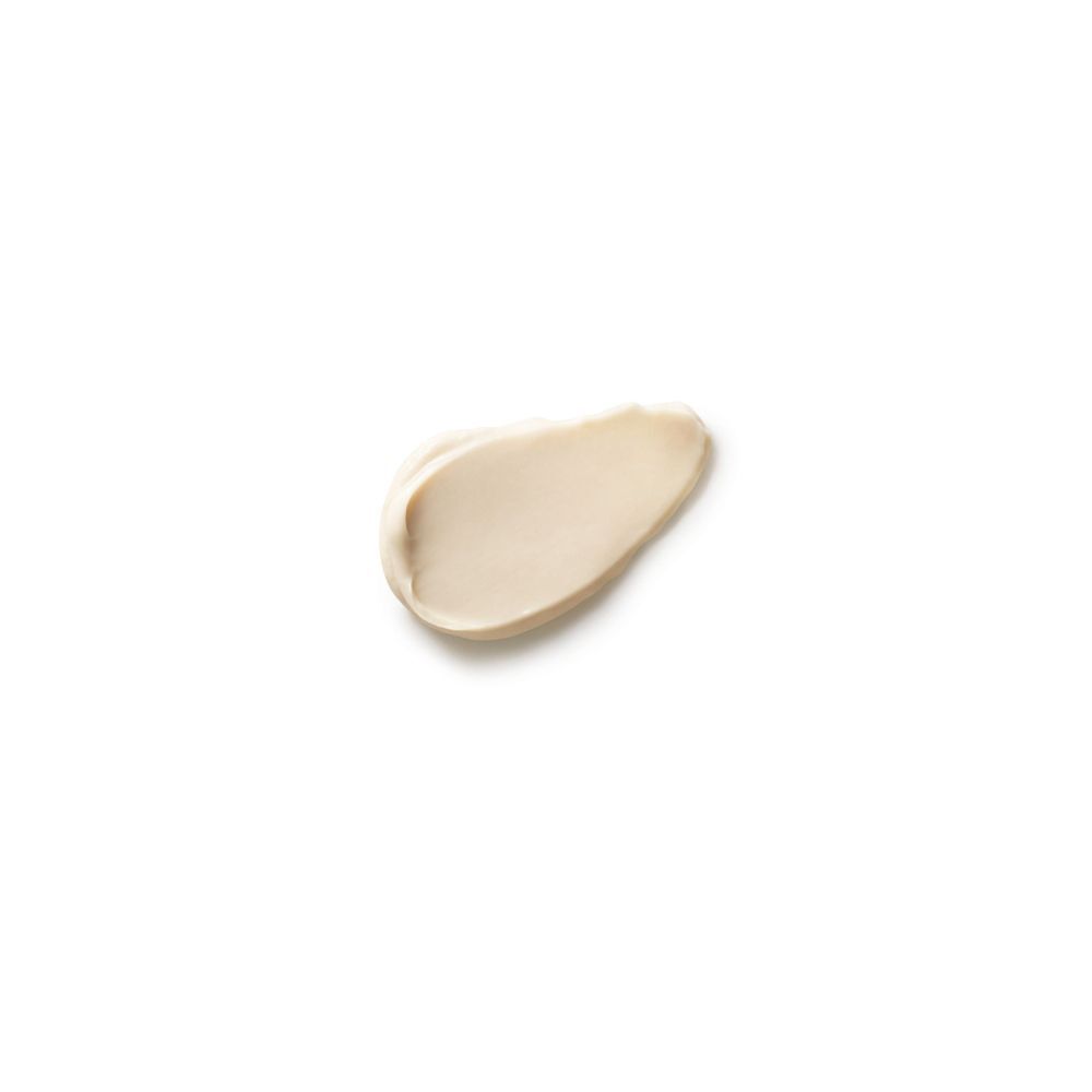 Macchia cremosa di crema deodorante per piedi Dr. Hauschka.