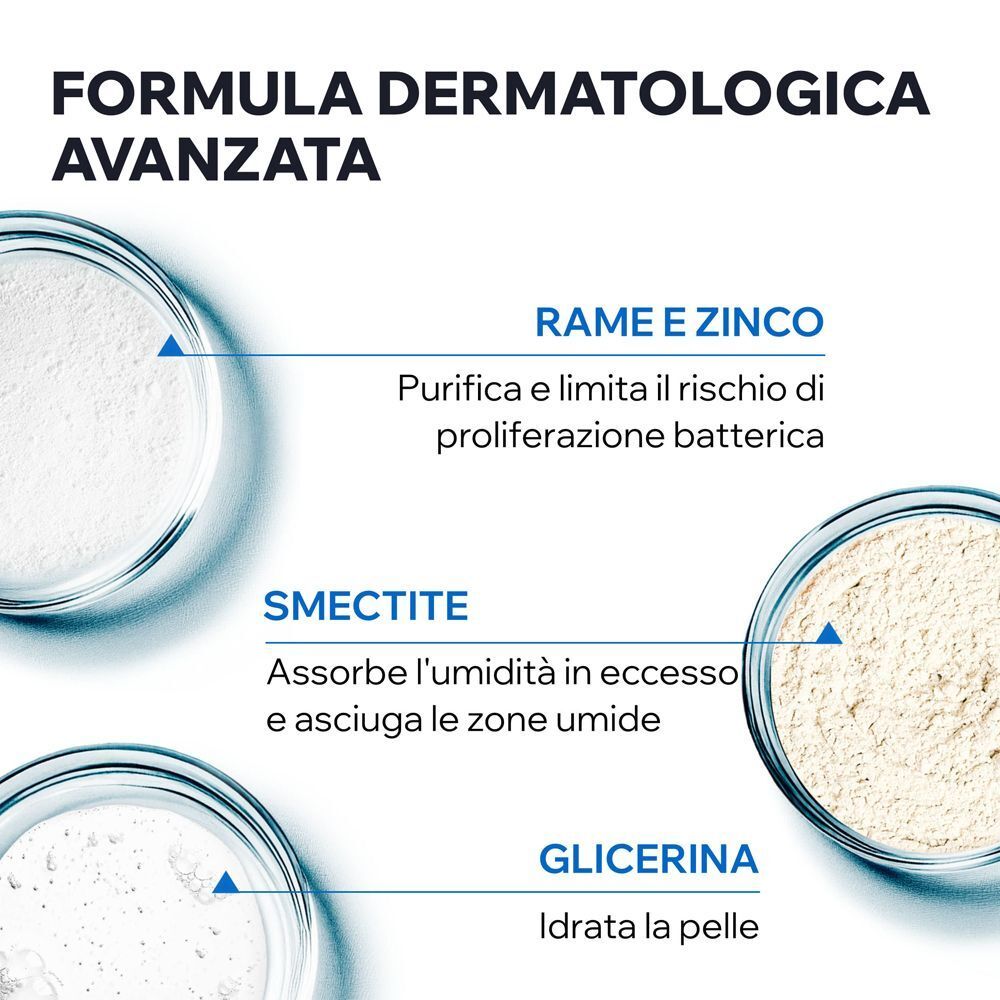 Spray URIAGE BARIEDERM CICA: formula con Smectite, Rame e Zinco.