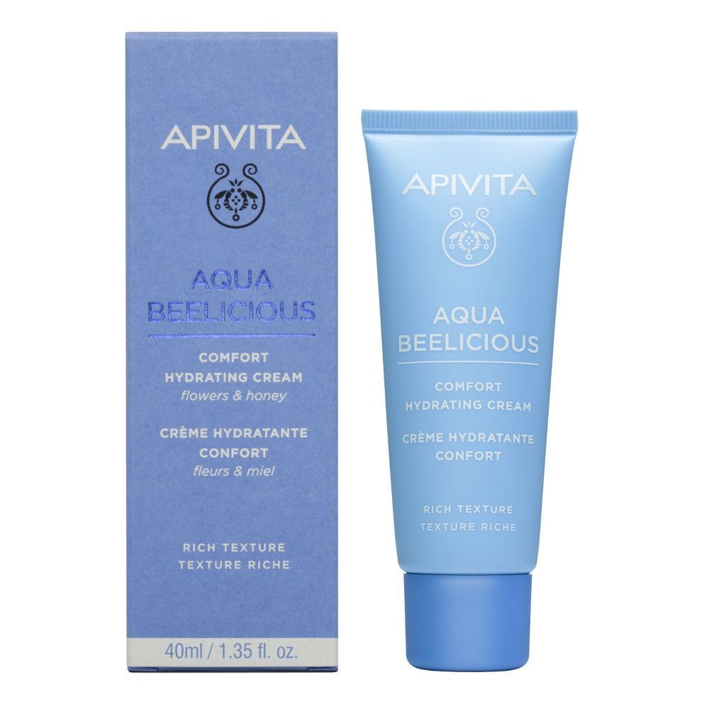 Crema idratante APIVITA Aqua Beelicious e la sua confezione.