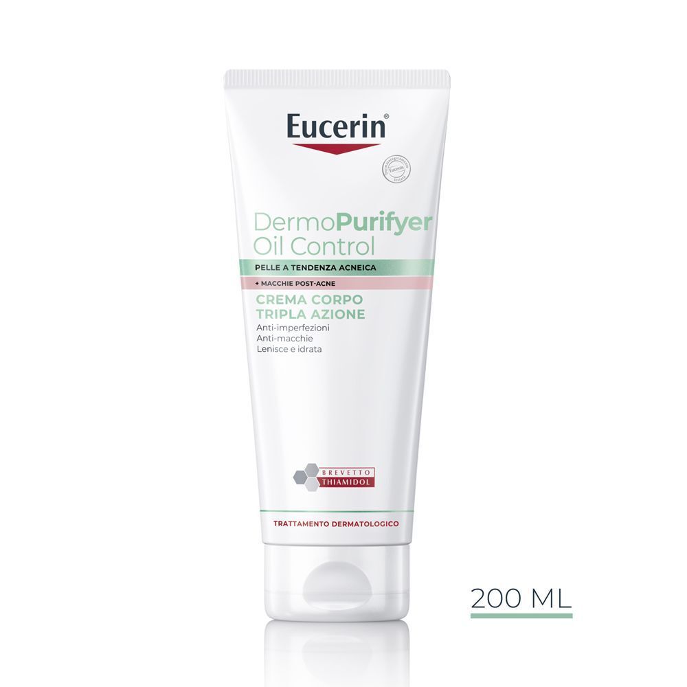 Crema corpo Eucerin DermoPurifyer Oil Control, 200 ml.