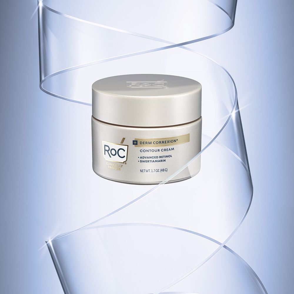 Crema viso Roc Derm Correxion con retinolo e squalane.