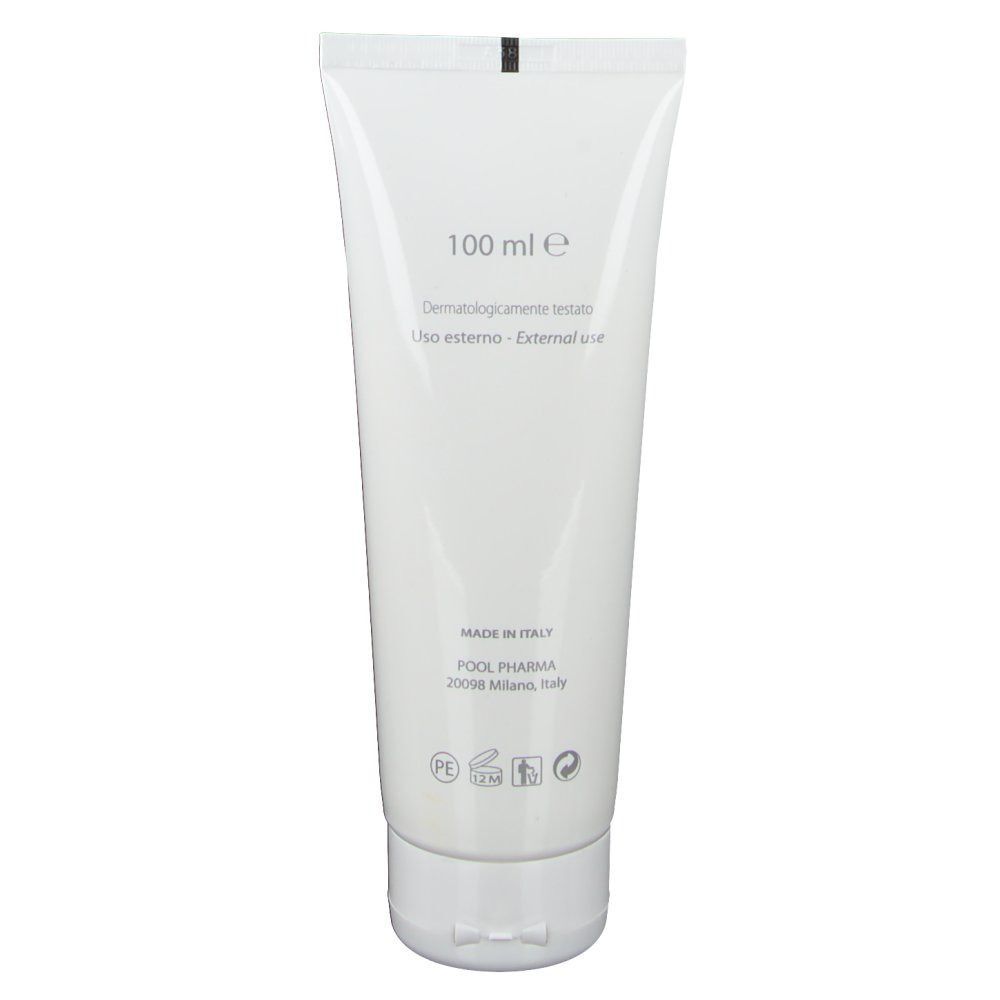 Retro di un tubo bianco Kute-Cream Repair Viso Mani Corpo con informazioni sul prodotto.