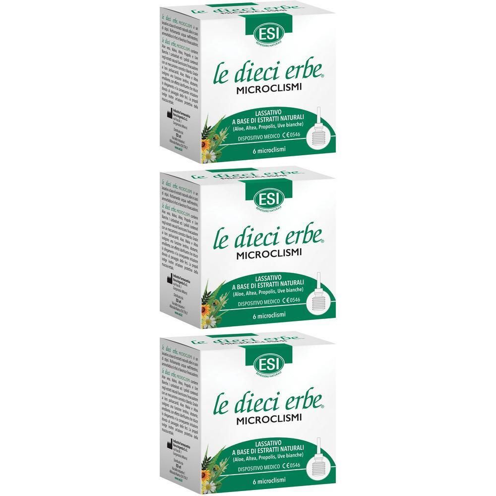 Esi Le Dieci Erbe Microclismi 6 Pezzi