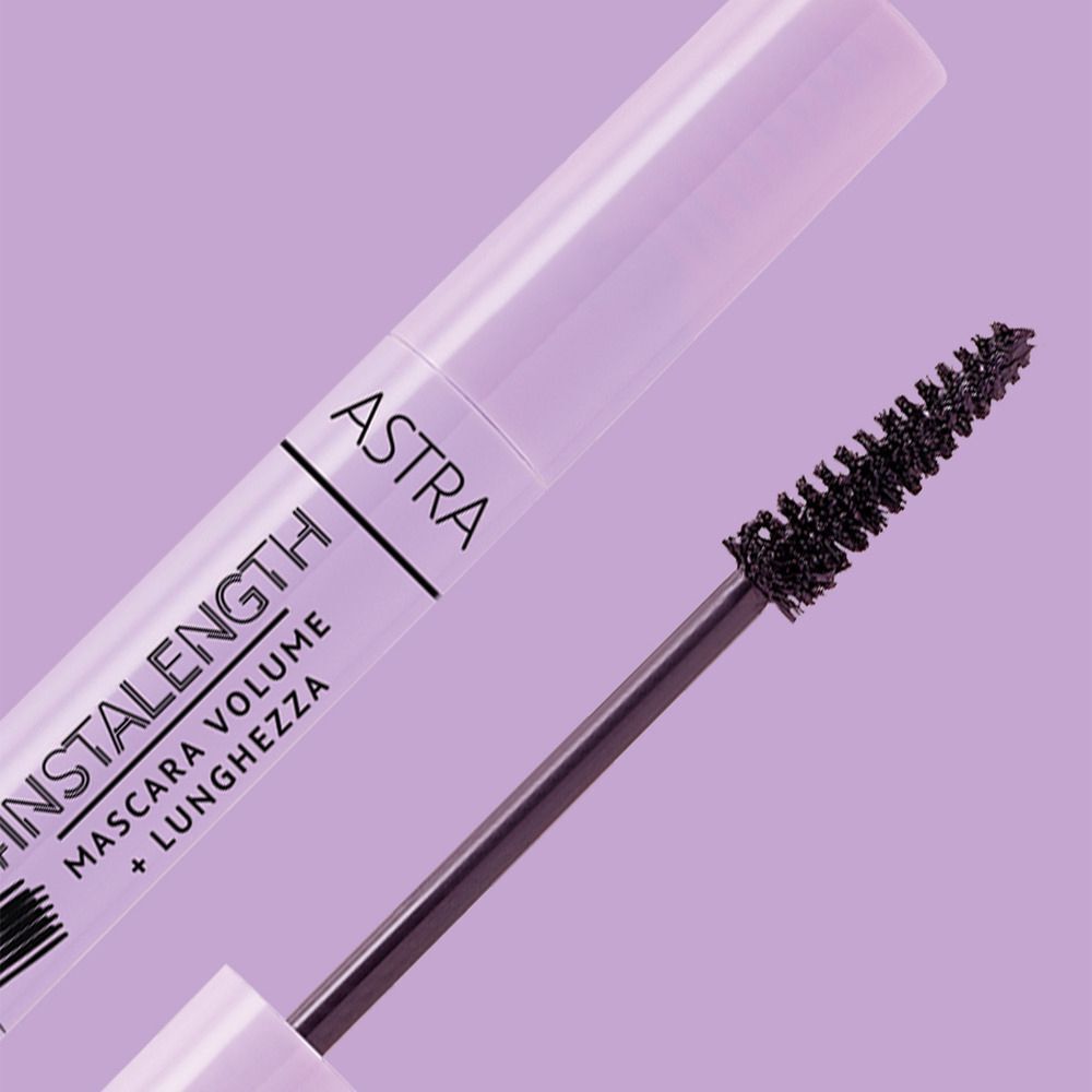 Un mascara Astra #Instalength con applicatore a spazzola, che promette volume e lunghezza.